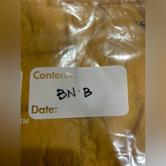 REI Men’s XL 650 Down Puffer Vest 2.0 Desert Sun Yellow NWT Puff - Picture 7 of 7